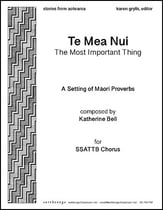 Te Mea Nui SSATTB choral sheet music cover